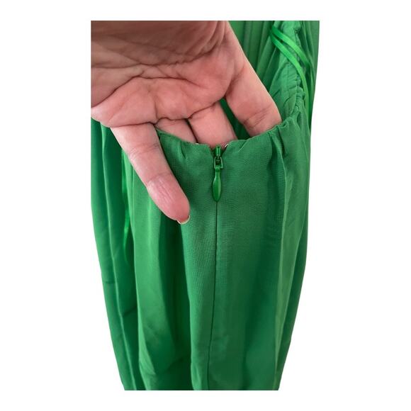 Sau Lee Giselle Gown Dress Cut Out Adjustable Strap Light Apple Green 2 - Picture 14 of 15